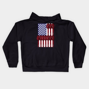 US Open tennis flag Kids Hoodie